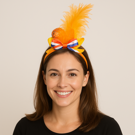 Koningsdag Diadeem Met Hoedje