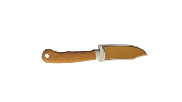 Groentemes AMAZON + Beschermhoes - Bruin / Grijs  12 / 22 CM - Goede grip - RVS - 3