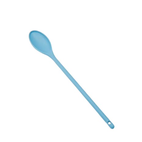 Huishoudelijke pollepel - Blauw - Kunststof - 41x6 cm - Herbruikbaar - Roerlepel - Keuken - Bestek