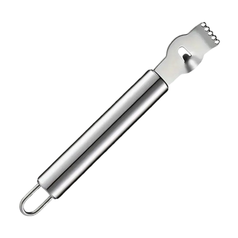 Fruit schiller - Zilver - Metaal - Dunschiller - Ophangbaar - Schiller - Keuken - Fruit 