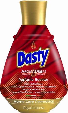 Dasty Parfum Booster - ROYAL INCENSE -  Langdurige frisse geur - Set van 2 flessen - Aroma Drops - 240 ml per fles - Perfume Bo