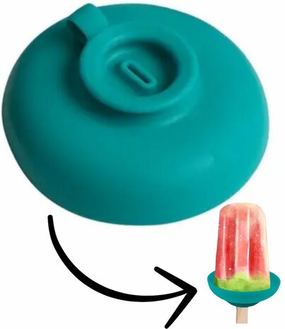 Flexibele Anti Lek Ijsjeshouder LICKIE - Set van 2 - Stop Drip