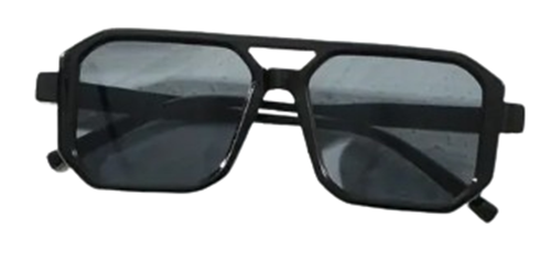  Zonnebril FESTIVAL  - UV 400 - Zwart - Glazen vierkante bril - Normaal Model - Shades - Unisex Heren / Vrouwen - Gradient Colo