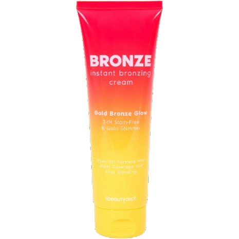 Instant Tan Bronzing Cream - Gold Bronze Glow - Vegan - 125 ml - Self tan Cream - Light &amp; easy apply -Zelfbruiningslotion -