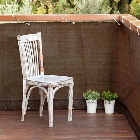 CATRAL - balkon easy privacy screen - Bruin - 160 grs 0,9m x 5m