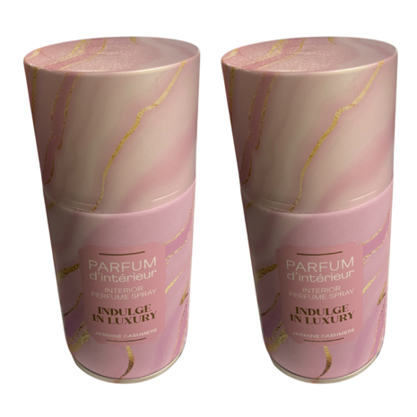 Interieurparfum " Lovely Elegance " - Set van 2 - Multicolor- Metaal / Kunststof - 250 ml - Luxe Huisspray -  Huispar