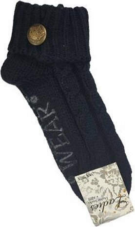 Huissokken / Sokken met tekst &#039;&#039;home wear&#039;&#039; - Zwart - One size - Vrouw