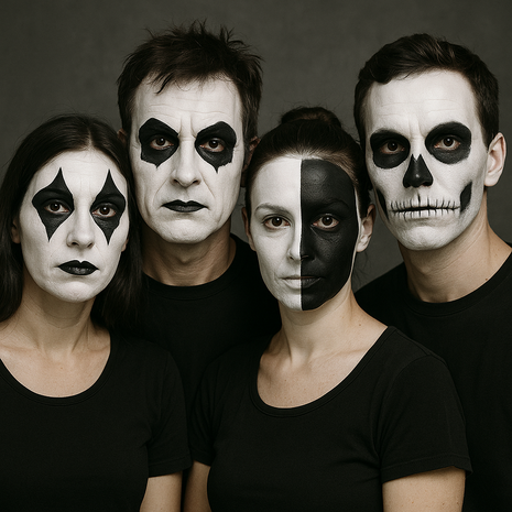 Halloween make up met spons  - Oliebasis - Schmink - Wit 2