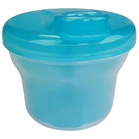 Eiwitpoeder Container - 3 vaks met schenktuit - Blauw - Shakes & Go - Fitness - Gym - Sportschool - Health - Gezond 