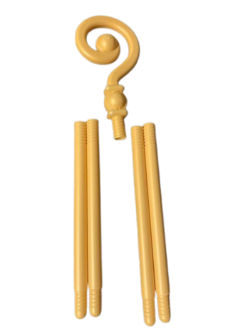 Sinterklaas Staf - Goud - Kunststof - 190 cm - Sintstaf