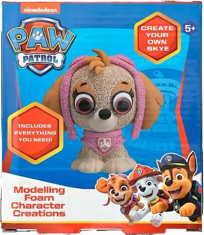 Paw Patrol Skye foam figuurtje maken