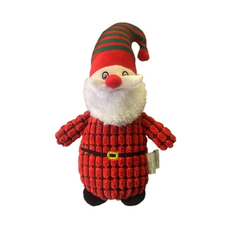 Schattige Kerst knuffel - Kerstman - Rood - 30 cm - Polyester - Kerstknuffel - Kerstcadeau