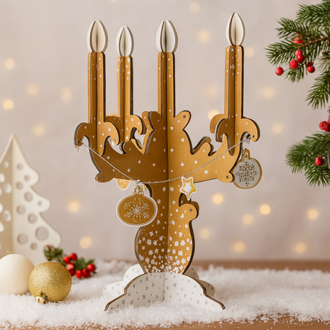 Maak je eigen kandelaar - Karton