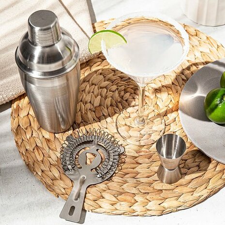 Vacu vin Cocktail Strainer - Zilver - RVS - Bar- & Cocktailzeefb