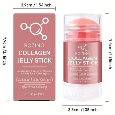 Hydraterende Collageen Jelly Stick voor Gezicht en Nek &mdash; Gladder, Steviger en Frisser