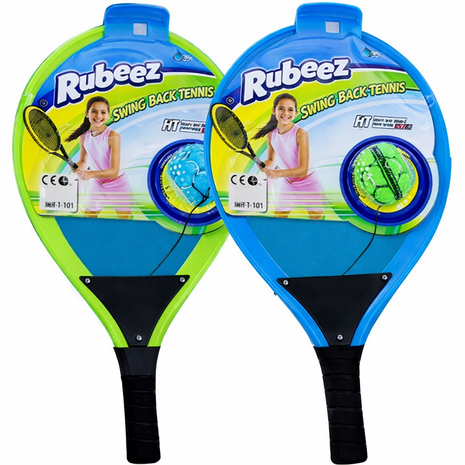 Tennis Trainer Set - Swingball - Tennisbal met Elastiek - Tennisracket - Assorti 1