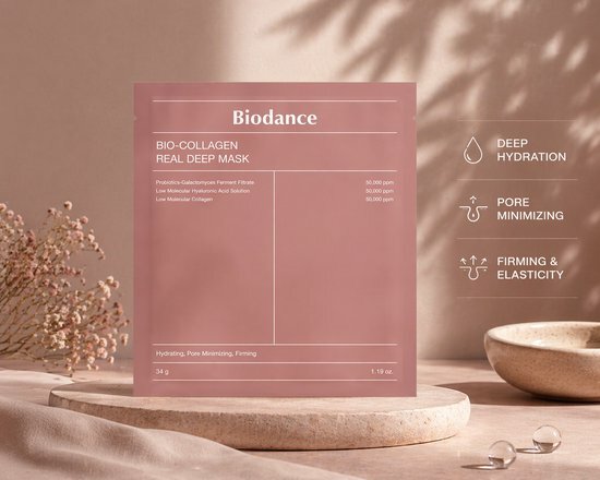 Bio-Collagen Face Mask &ndash; Hydrating Sheet Mask Korean Skincare &ndash; Anti-Aging & Glow &ndash; Face Mask Set 