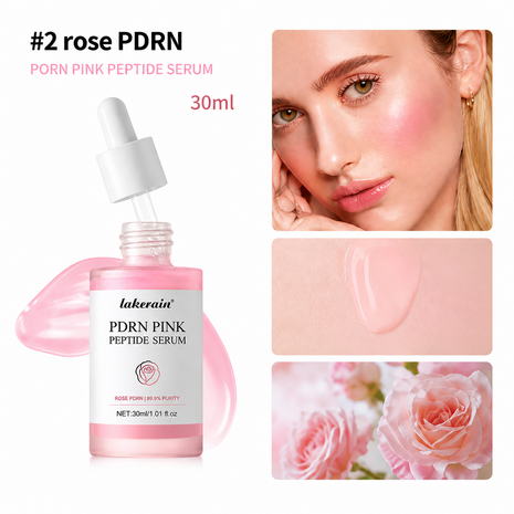 Lakerain PDRN Pink Peptide Skincare Set &ndash; Hydrating Toner & Serum &ndash; Anti-Aging, Glow & Skin Renew