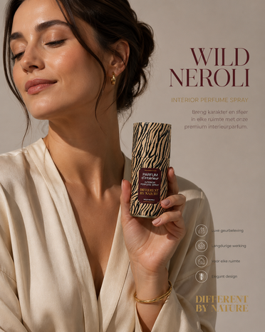 Interieurparfum / Roomspray THE DIVINE COLLECTION - Geur Wild Neroli - Set van 2 - Multicolor - 250 ml - Huisparfum - huisspray - Aroma parfum - Geur spray - interieur