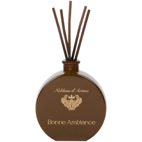 Luxe Geurstokjes PURE GOLD PURITY - Bruin / Goud - 1000 ml - Noten Houtachtige Geur - Vegan - Gedraaide geurstokjes voor optima
