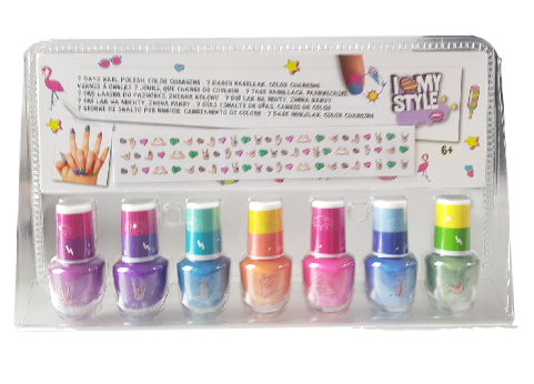 7 dagen nagellak voor kinderen - Multicolor - Colorchanging