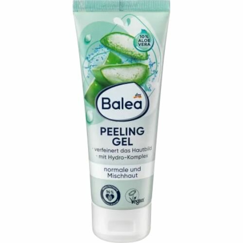 Balea Exfoli&euml;rende Alo&euml; Vera-gel, 75 ml - Lichblauw  1