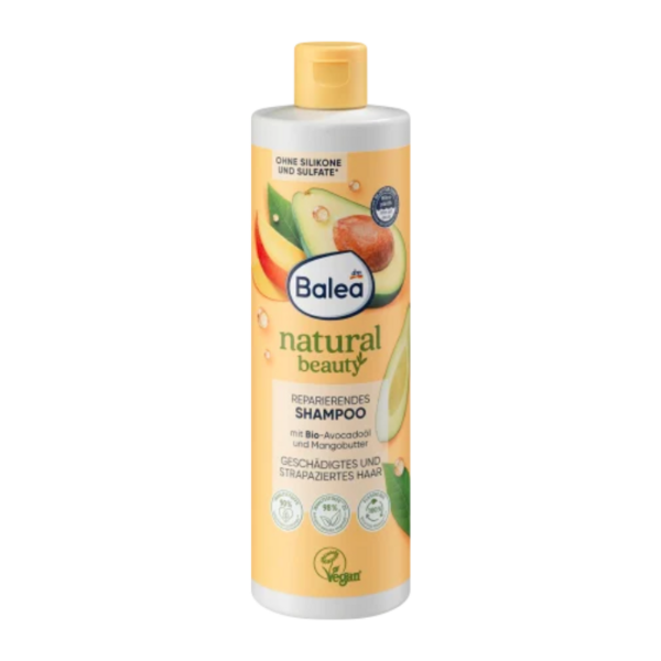 Balea Shampoo Natural Beauty met biologische avocado-olie en mangoboter - 400 ml