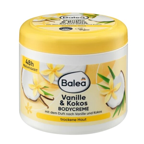Balea Bodycreme Vanille &amp; Kokos, 500 ml 