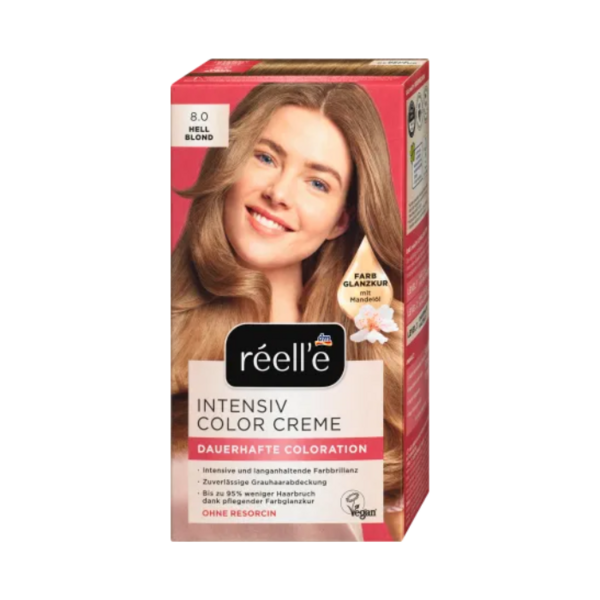 R&eacute;ell&#039;e Haarkleur 8.0 Lichtblond 1 st