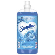 Soupline Wasverzachter Active Fresh - Blauw - 91 Wasbeurten -2L – Frisheid Van Blauwe Anjer – 30 Dagen Frisheid