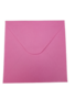 Enveloppen - Donker Roze - 14 x 14 cm - 15 stuks