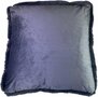 Sierkussen / Kussenhoes NADINE - Fluweel - Blauw - Polyester - 45 x 45 cm
