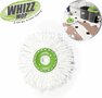Schoonmaak Whizz Mop Losse mop Dweil - Losse mop voor roterende mopset - Wit / Groen - Set van 2