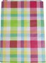 Tafelkleed pasen met lijnen patroon RUDI - Paars / Lichtgroen / Multicolor - Polyethyleen - 140 x 200 cm - Tafellaken - Tafelkl
