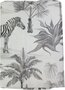 Tafelkleed ISMAIL met jungle patroon - Wit / Grijs - PVC - 140 x 250 cm - Lente - Tafelkleed - Tafellaken - Laken - Eten - Tafe
