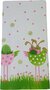 Tafelkleed pasen met kip en hazen patroon ALBY - Multicolor - Papier - 120 x 180 cm - Tafellaken - Tafelkleed - Tafelaccessoire