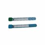 SOS Polsbandje - 19.5 x 2.5 cm - Armband - Blauw / Groen - 2 stuks - Bracelet - Vakantie - kindveiligheid - child safety