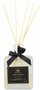 Huisparfum aroma diffuser geurstokjes IVY MOSS - Zwart / Wit - Glas / Hout - 280 ml - Ivy Moss geur - Cadeau - Geur - Geurstokj