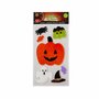 Gel raamstickers Halloween - Rood / Multicolor - Gel - Herbruikbaar - Halloween - assorti