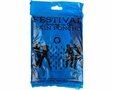 Festival poncho - Blauw - Kunststof - One Size