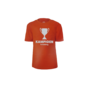 Oranje kinder T-shirt met tekst &#039;&#039;KAMPIOEN in training&#039;&#039;- Oranje / Wit - Katoen - Maat 110 / 116 - 