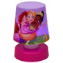 Nachtlampje druklamp Disney Princess drie prinsessen - Roze / Multicolor - Kunststof - 8 x 8 x 12 cm - Lampje - Nachtlampje - L