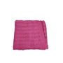 Trendy Woondeken Plaid SORAYA met kabel motief - Roze - Polyester - 130 x 150 cm - Deken - Dekentje - Plaid - Woondeken