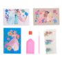 Disney princess Diamond Painting - Rood / Multicolor - Kunststof - Vanaf 3 jaar - Knutselen - Creatief - 3x plastic stickers