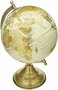 Luxe Decoratie Wereldbol ALAN - Goud - Metaal - Trendy - Industrieel - Villa Volance - 19 x 17.5 x 25 cm