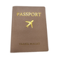 Paspoorthoesje CANCUN - Brons / Champagne / Taupe / Goud kleur - 10 x 13 cm - Paspoort - Paspoorthoes - Vakantie - Reizen - Rei