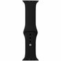 Apple Watch Band - Zwart - silicone - S / M - 130 / 180 mm - Geschikt voor Apple Watch 42 / 44 / 45 mm 1