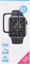 Apple Watch screenprotector 44 mm - Zwart / Transparant - Glas / Kunststof - Geschikt voor Apple Watch 44 mm - Watch - Bescherm