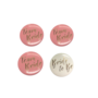 Team bride X Bride to be buttons - Roze / Wit / Goud - Metaal - Set van 4 - Vrijgezellenfeest - bachelor party  1