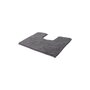 Hoogwaardige Wc / Toiletmat REECE- Grijs- Luxe Polyester - 50 X 40 cm - Antislip